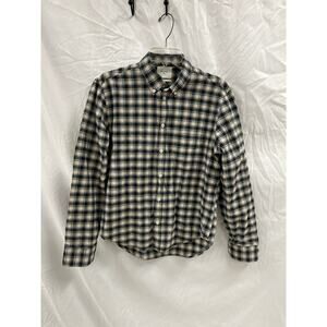 Billy Reid Slim Fit Flannel Shirt size M